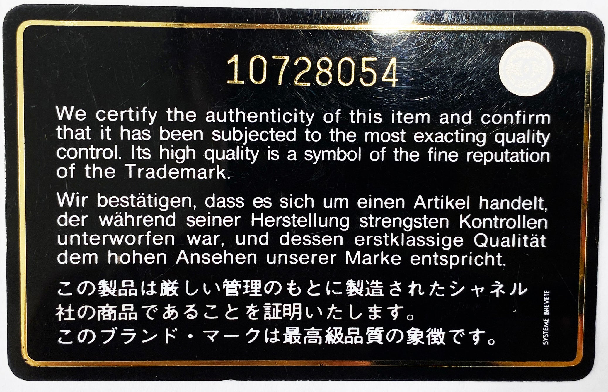 Read more about the article Chanel #10728054