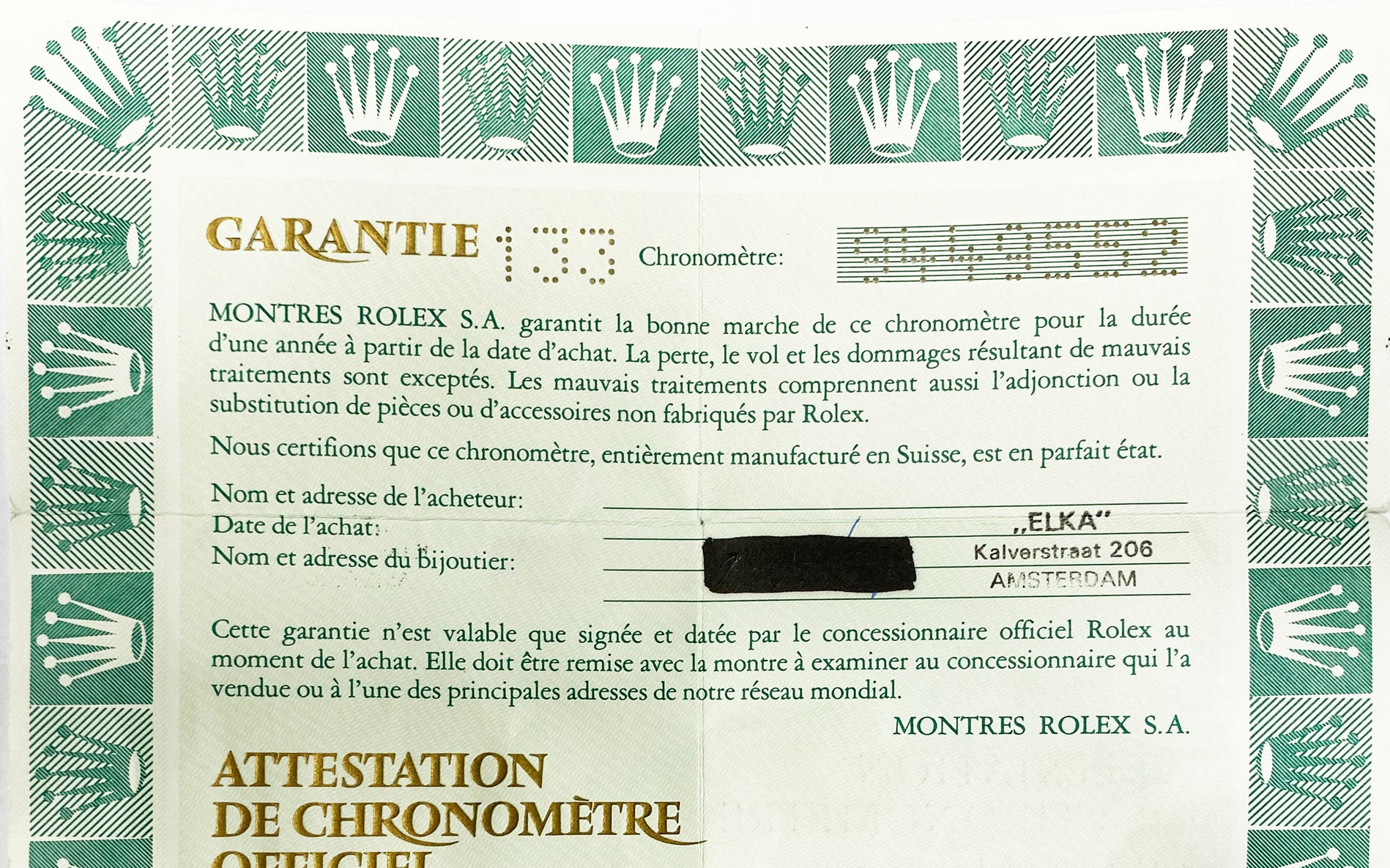 Read more about the article Rolex Ref #9449552