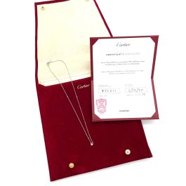 Cartier Diamond Pendant Necklace in 18K White Gold