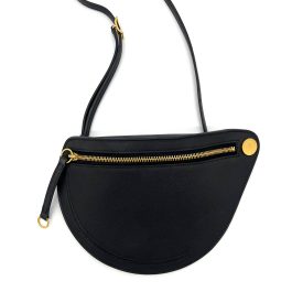 Hermès Noir Yellow gold plated Petite Course bag