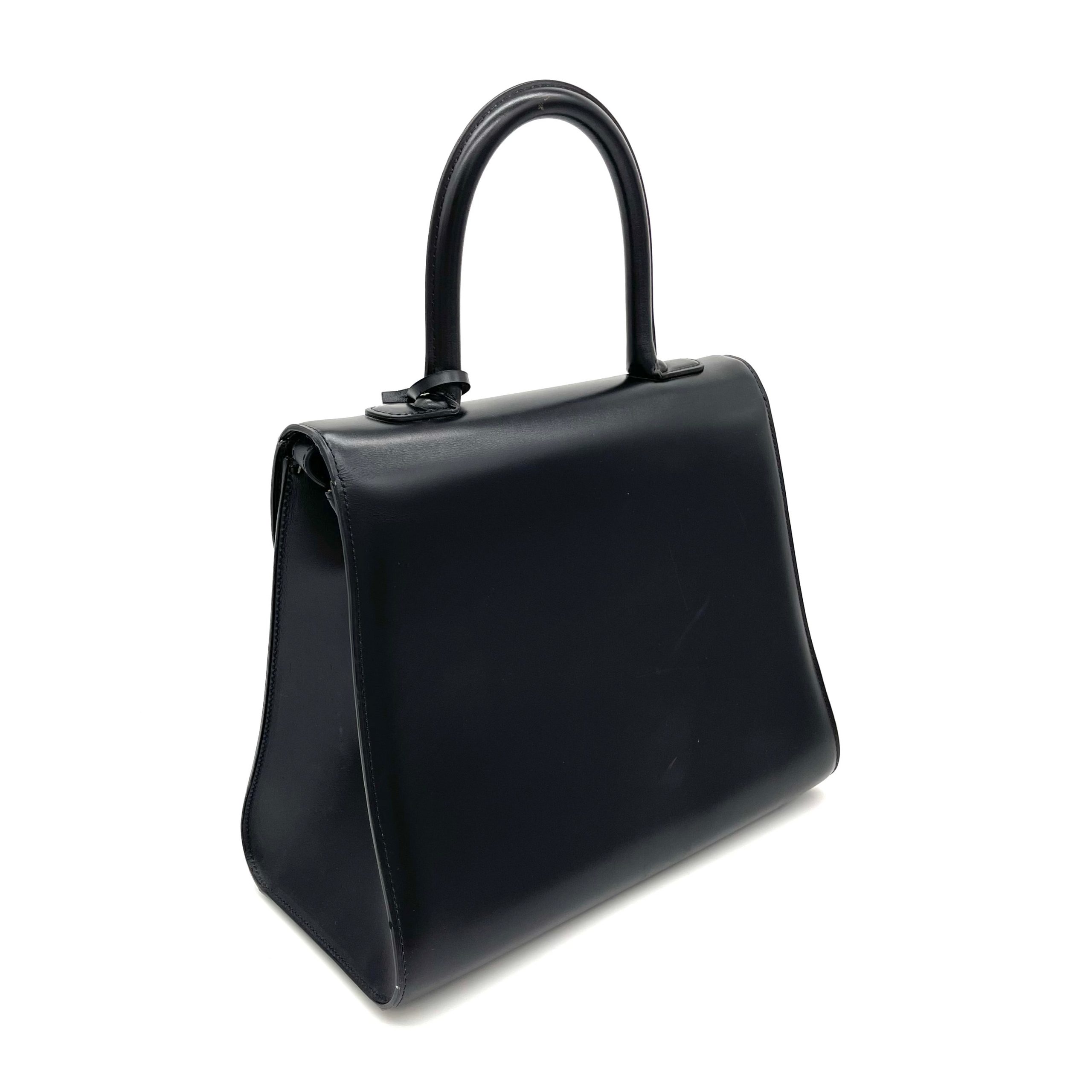 DELVAUX Box Calfskin MM Brillant Black