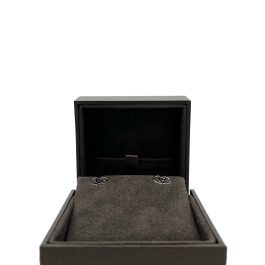 Gucci Interlocking 18k white gold earrings