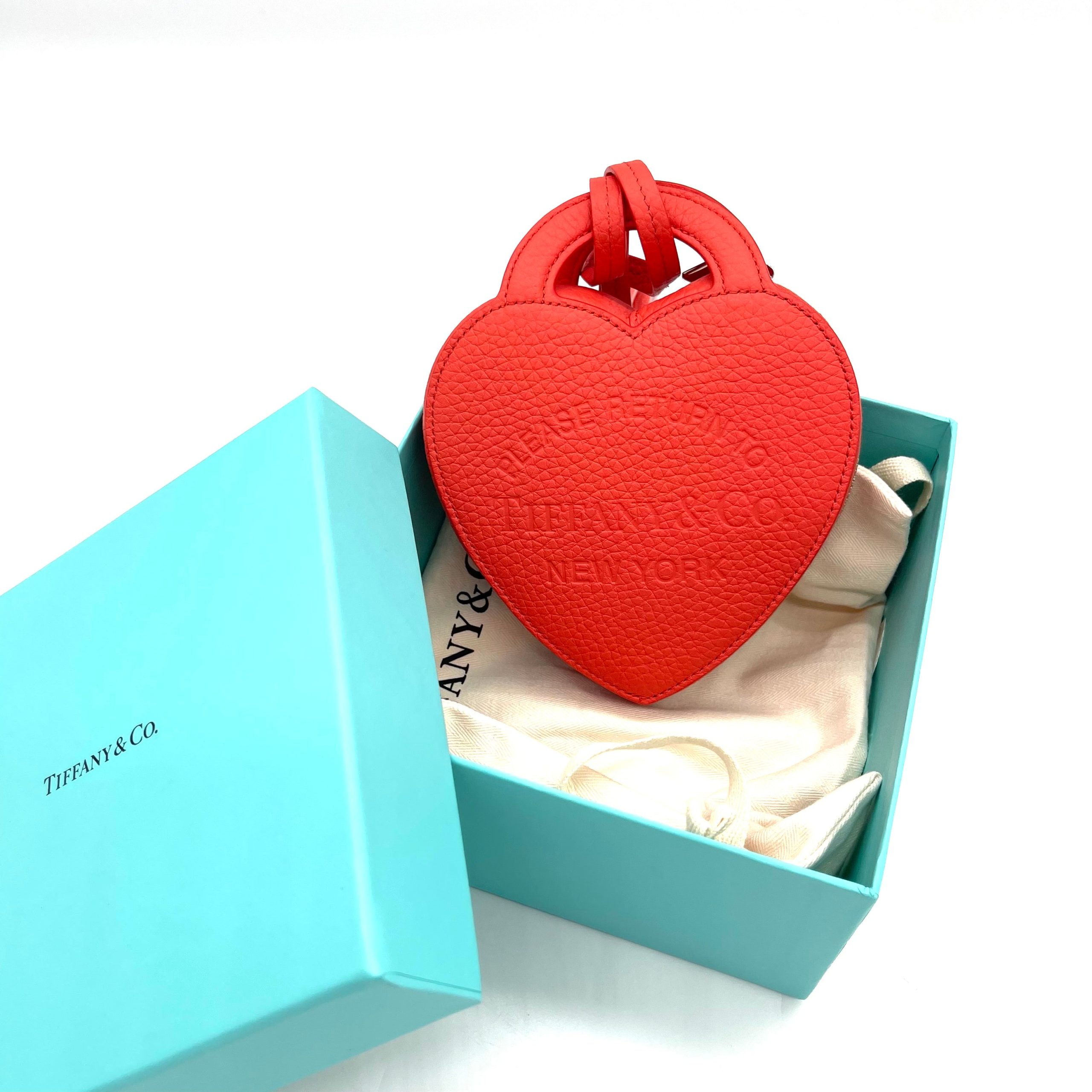 Return to Tiffany™ Heart Coin Purse – Black Taurillon Leather