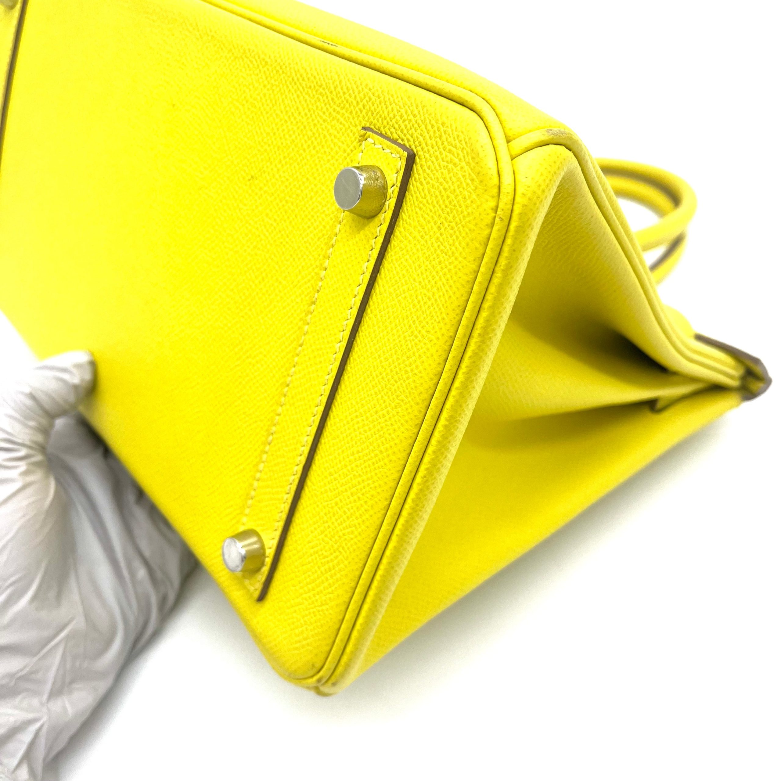 HERMES Epsom Birkin 30 Lime