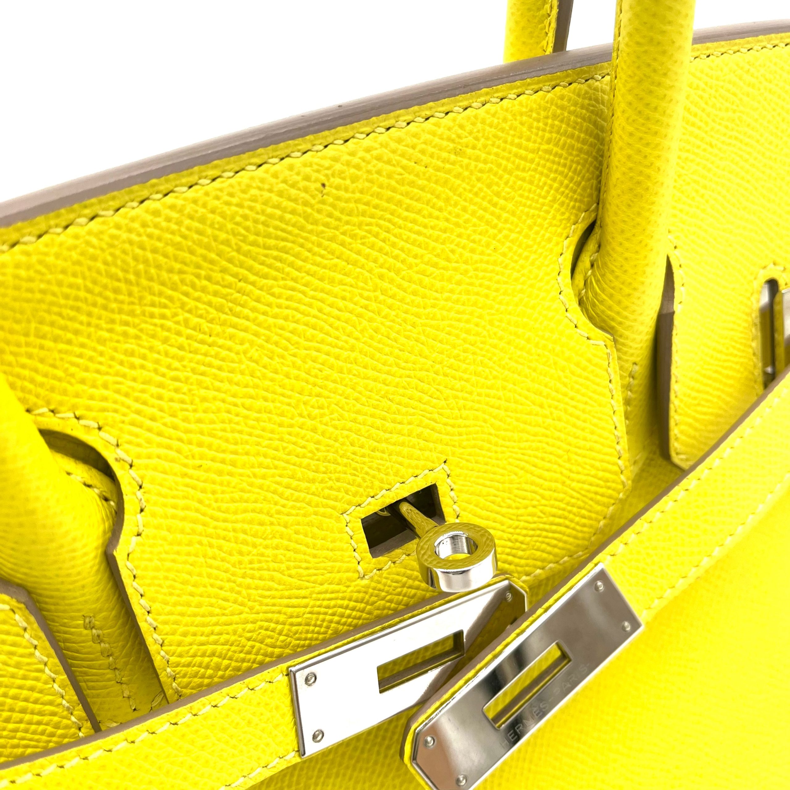 HERMES Epsom Birkin 30 Lime