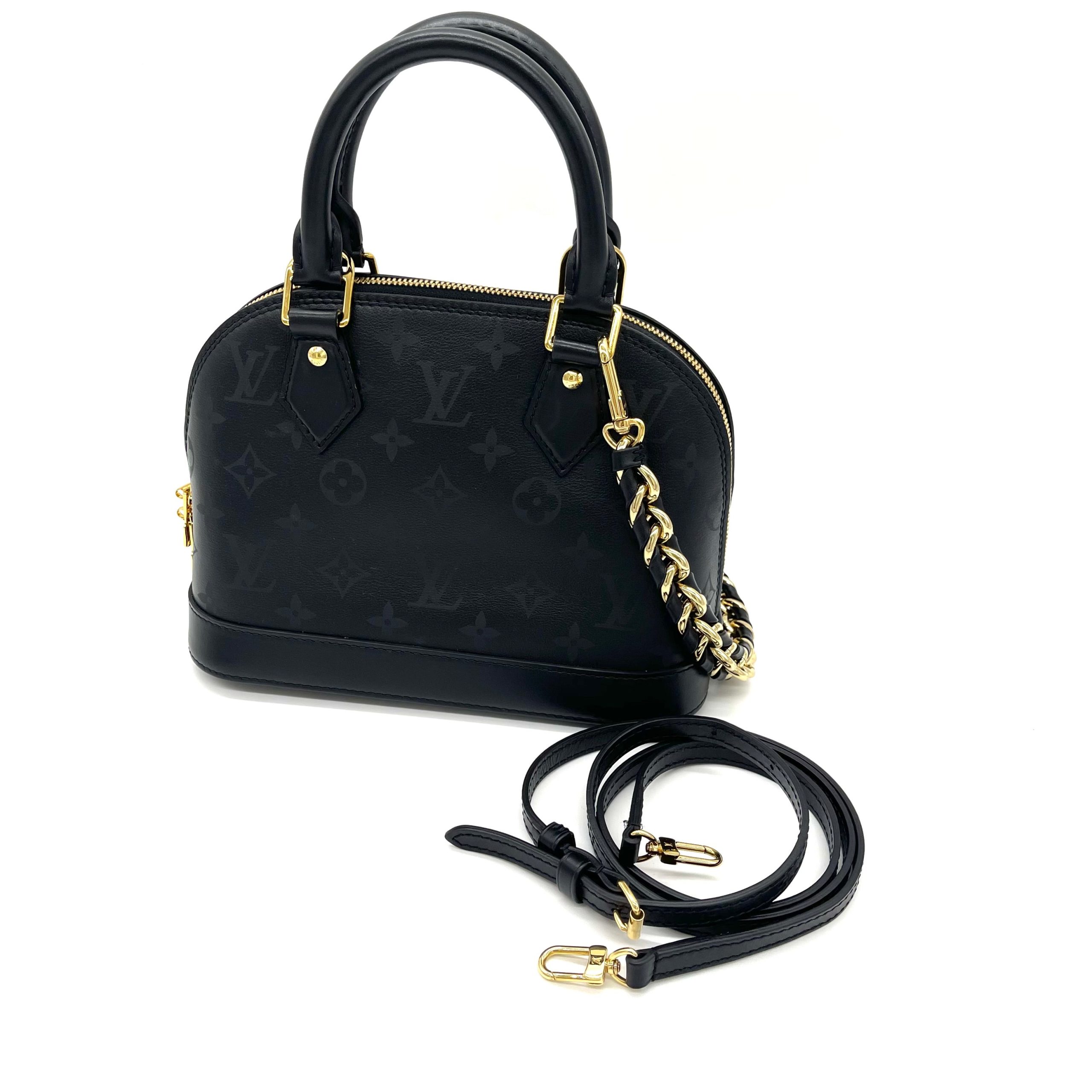 Louis Vuitton Monogram Vernis Alma BB Chain Bag – Ink (Limited Edition)