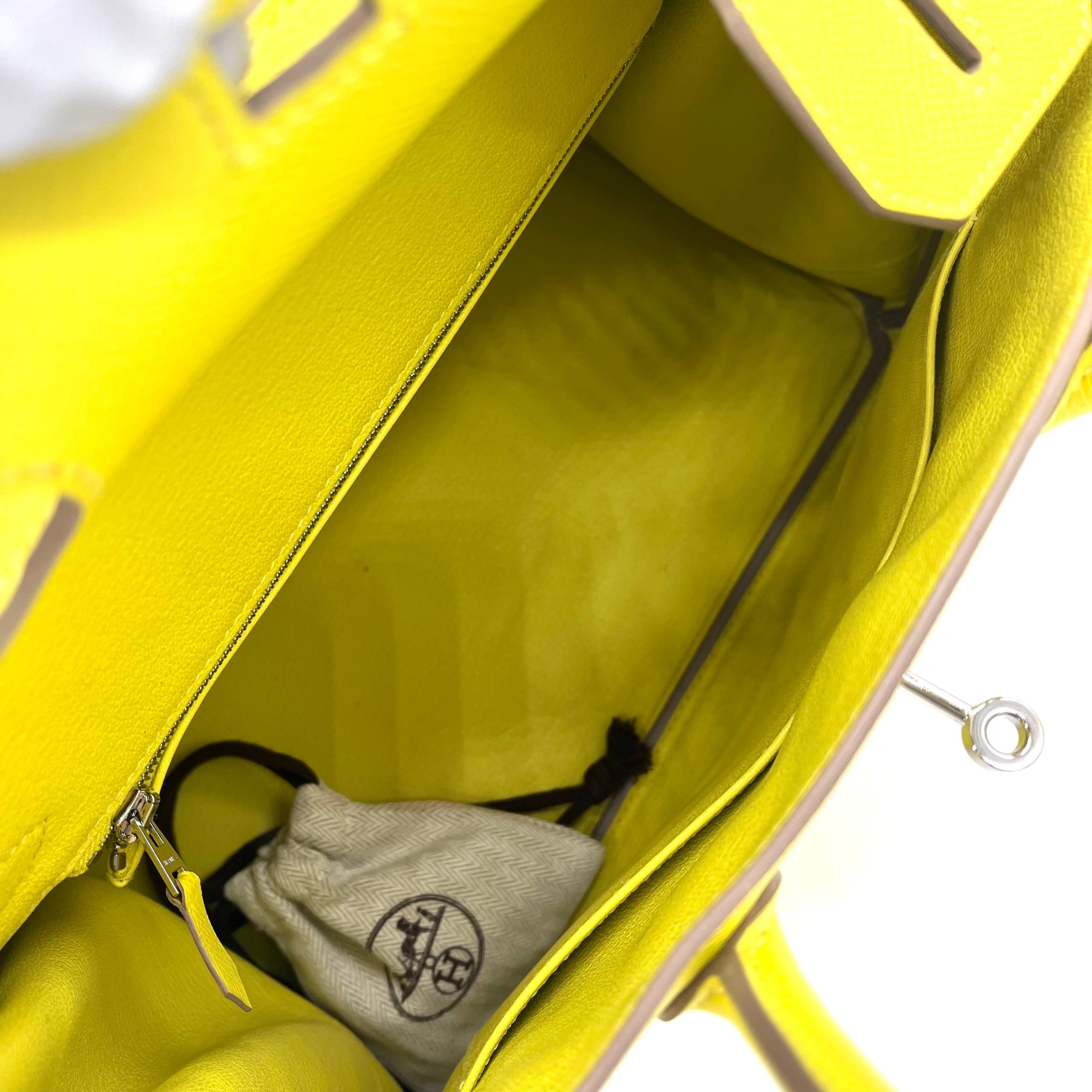 HERMES Epsom Birkin 30 Lime