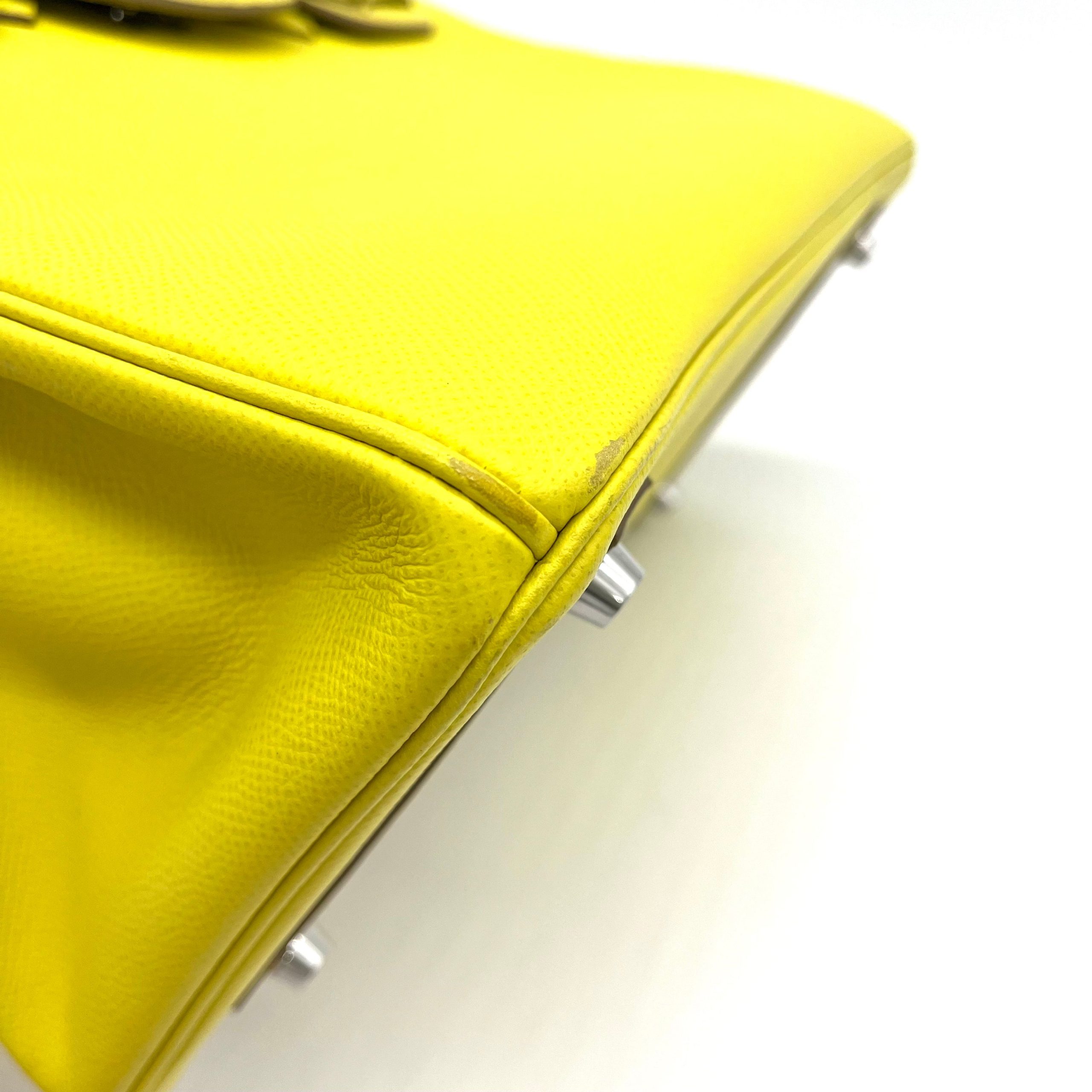 HERMES Epsom Birkin 30 Lime