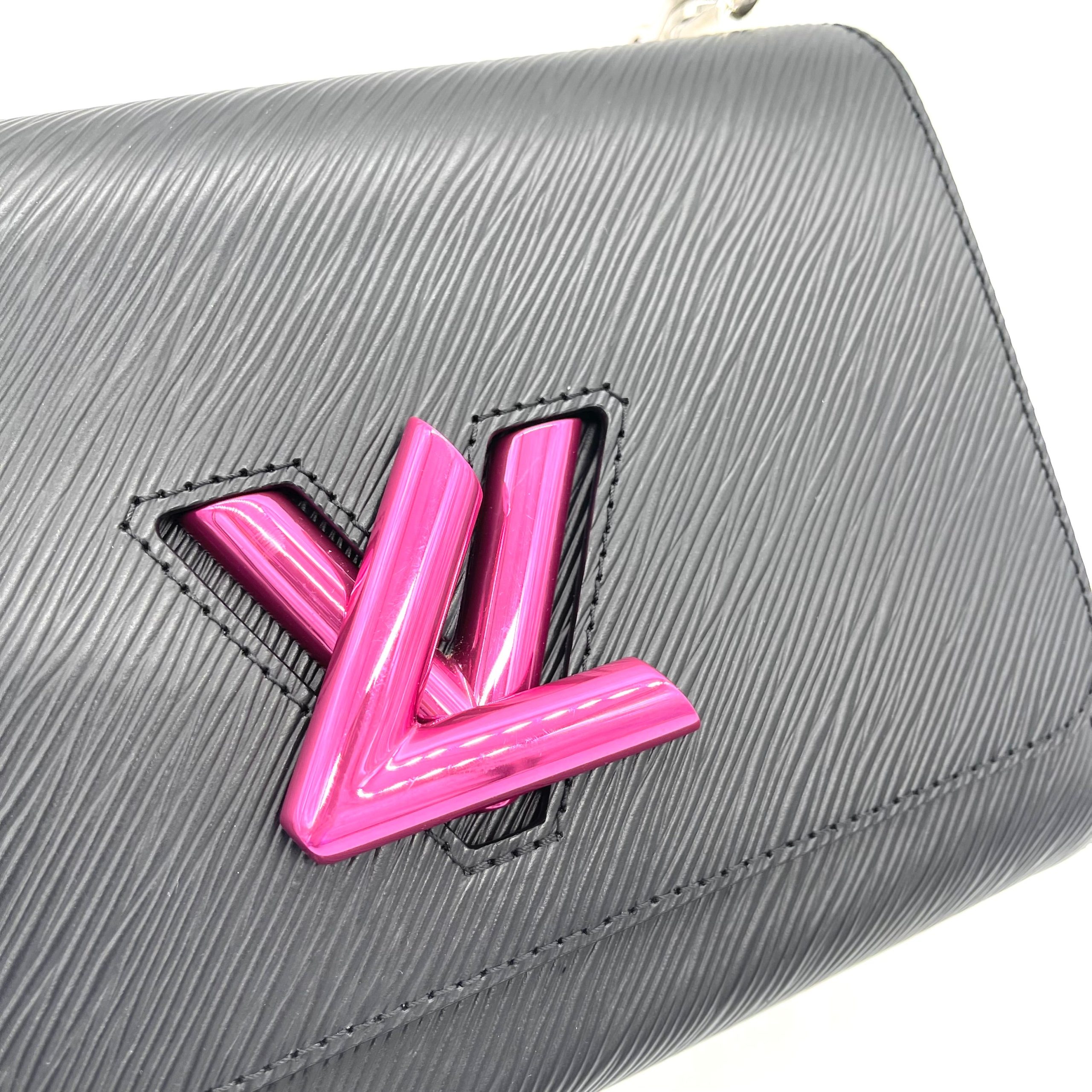 Louis Vuitton Epi Twist PM Shoulder Bag – Black Rose