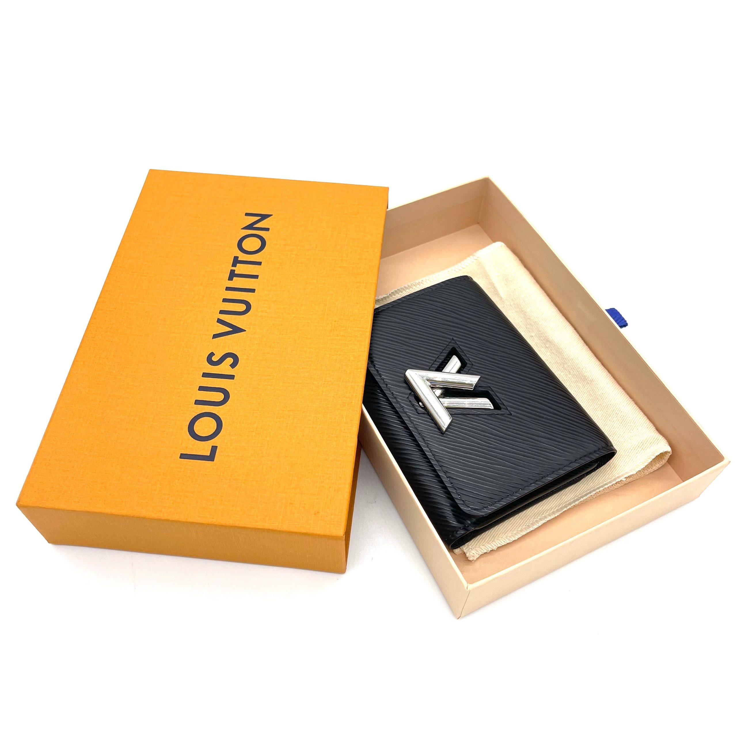 LOUIS VUITTON Epi Twist XS Wallet – Black