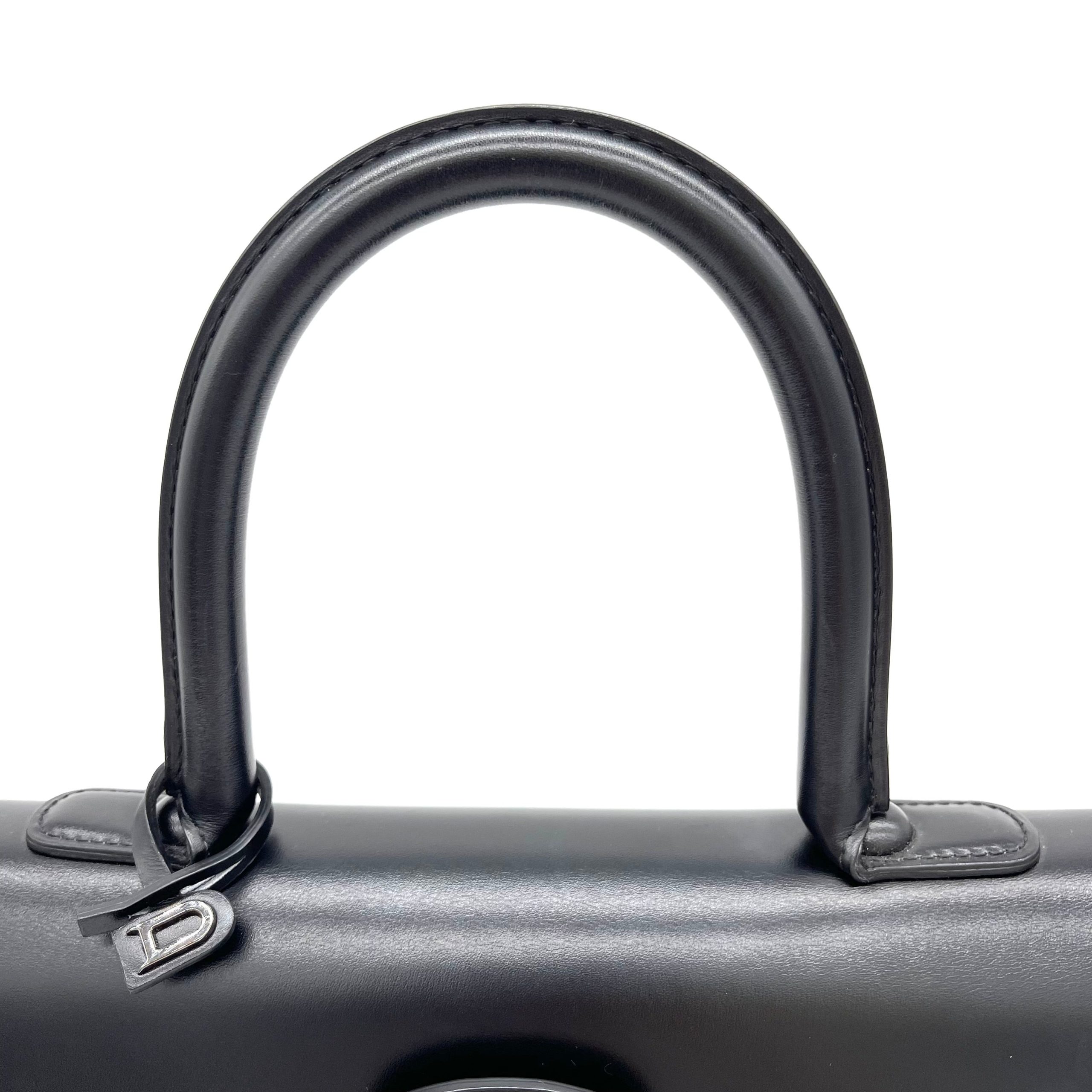 DELVAUX Box Calfskin MM Brillant Black