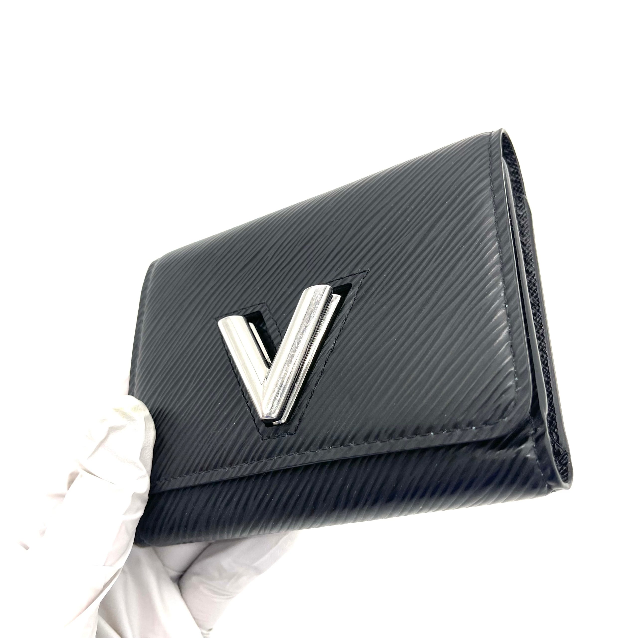LOUIS VUITTON Epi Twist XS Wallet – Black