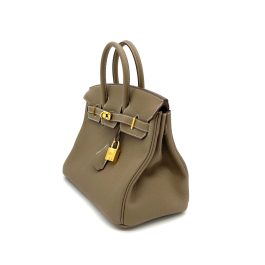 HERMES Togo Birkin 25 Etoupe
