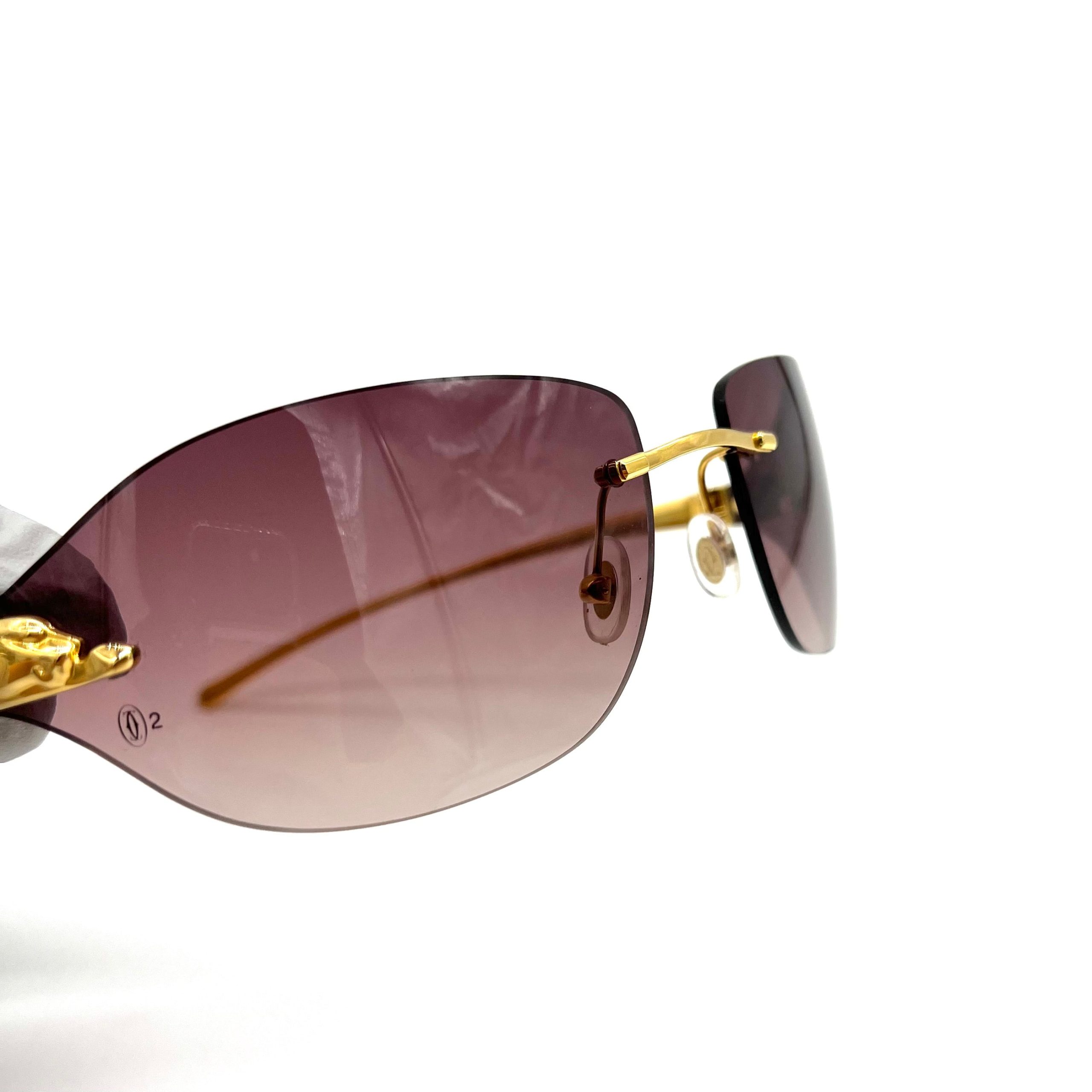 CARTIER Panthère de Cartier Sunglasses CRT08200694