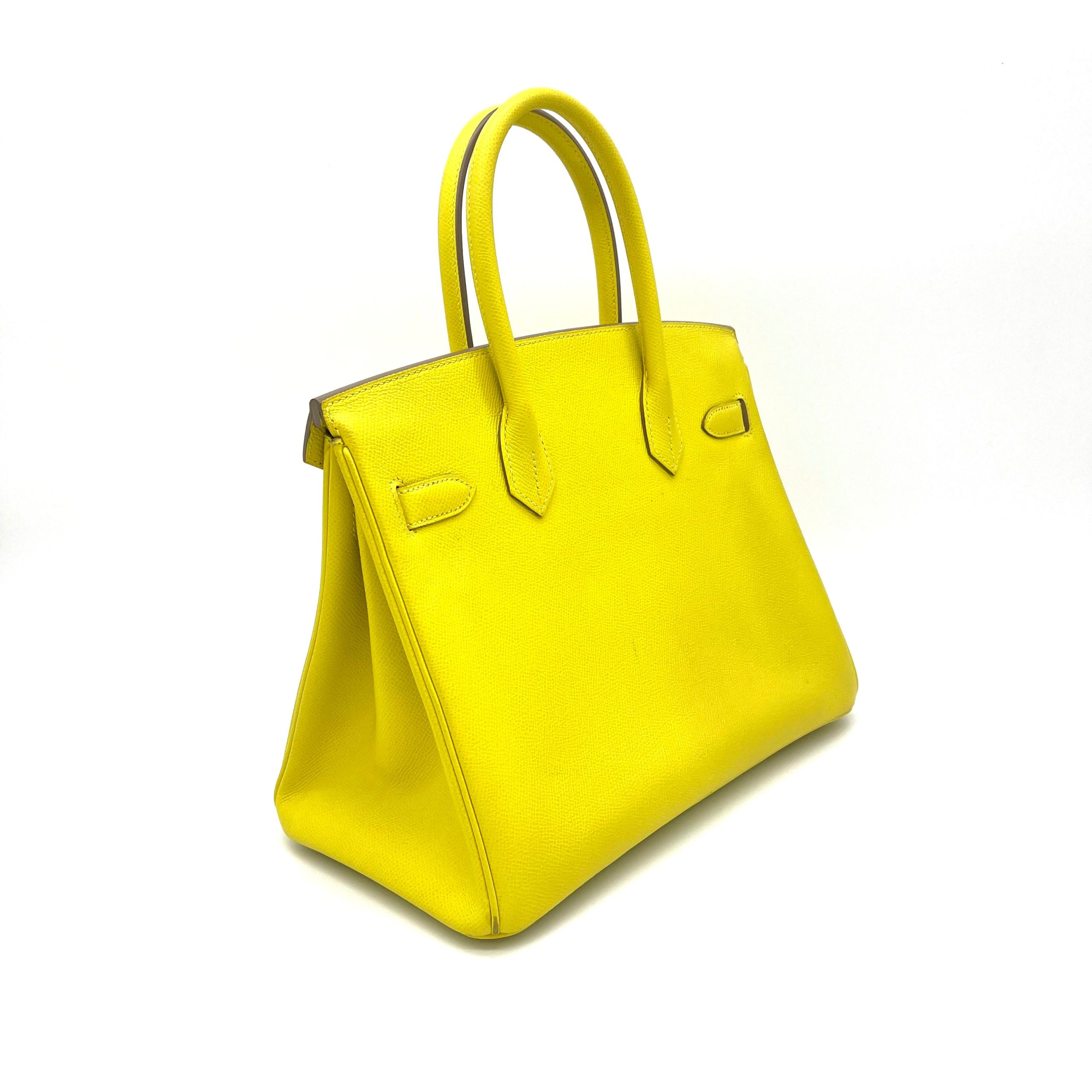 HERMES Epsom Birkin 30 Lime