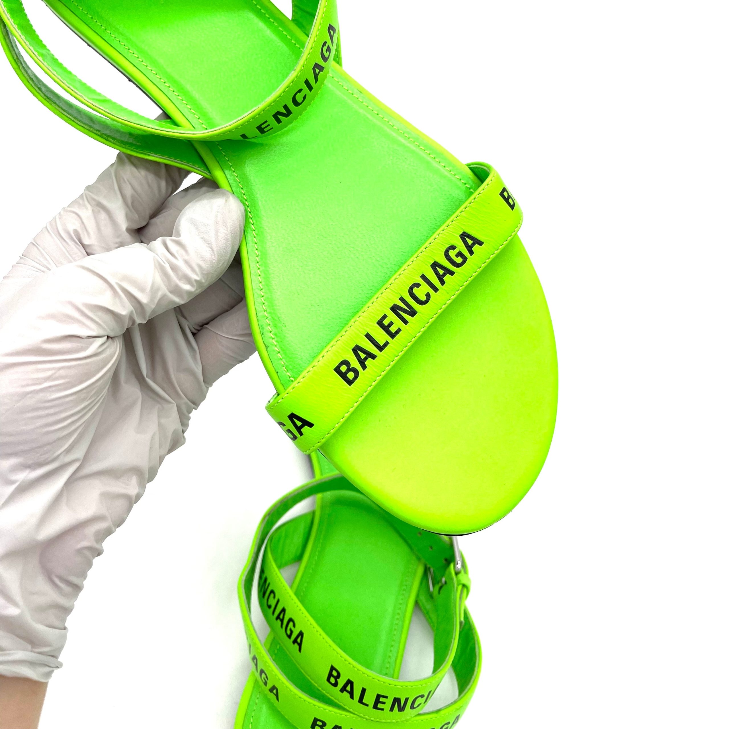NEW CONDITION BALENCIAGA SANDAL LIME SIZE 38EU