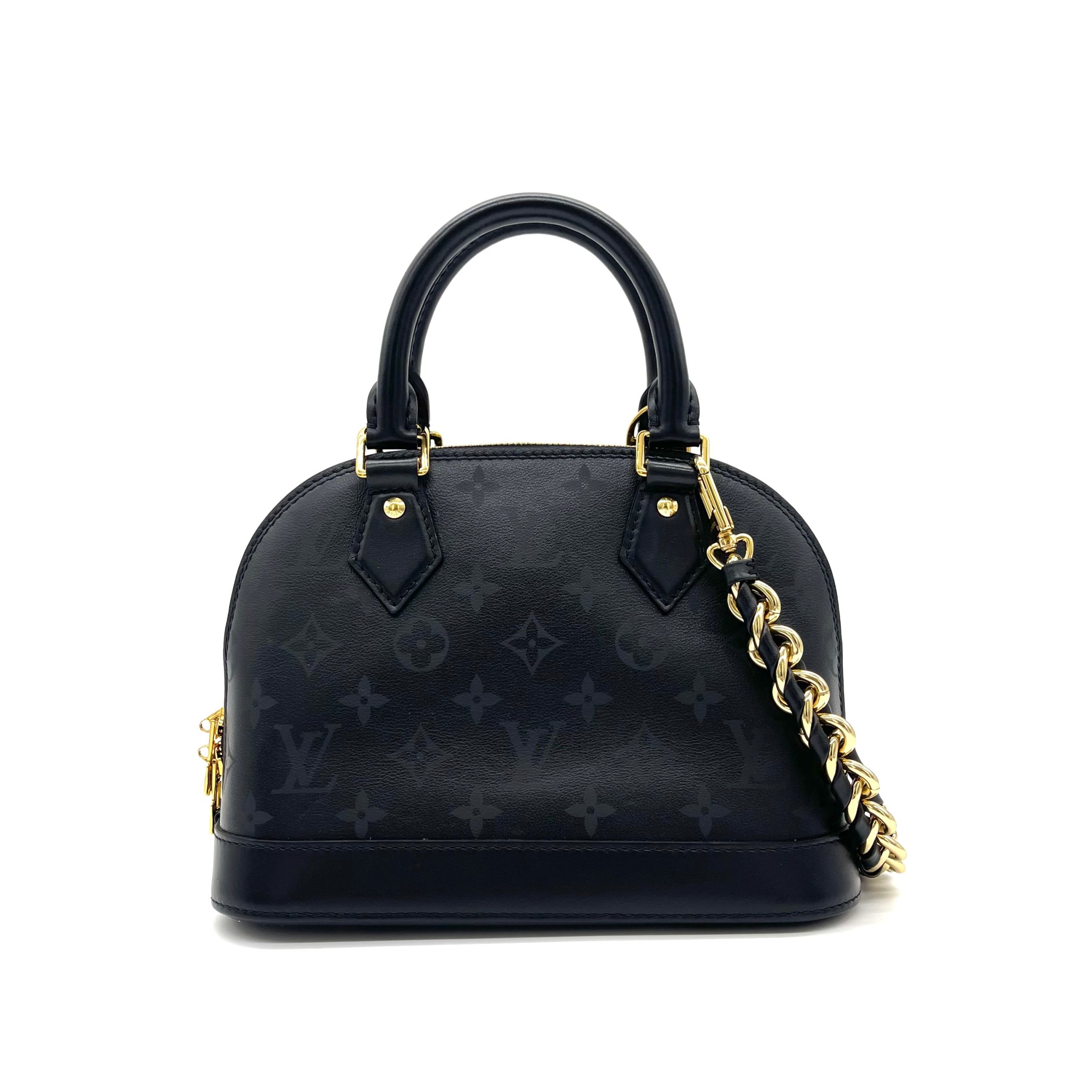 Louis Vuitton Monogram Vernis Alma BB Chain Bag – Ink (Limited Edition)