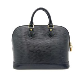 LOUIS VUITTON Epi Alma PM Black