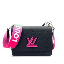 Louis Vuitton Epi Twist PM Shoulder Bag – Black Rose