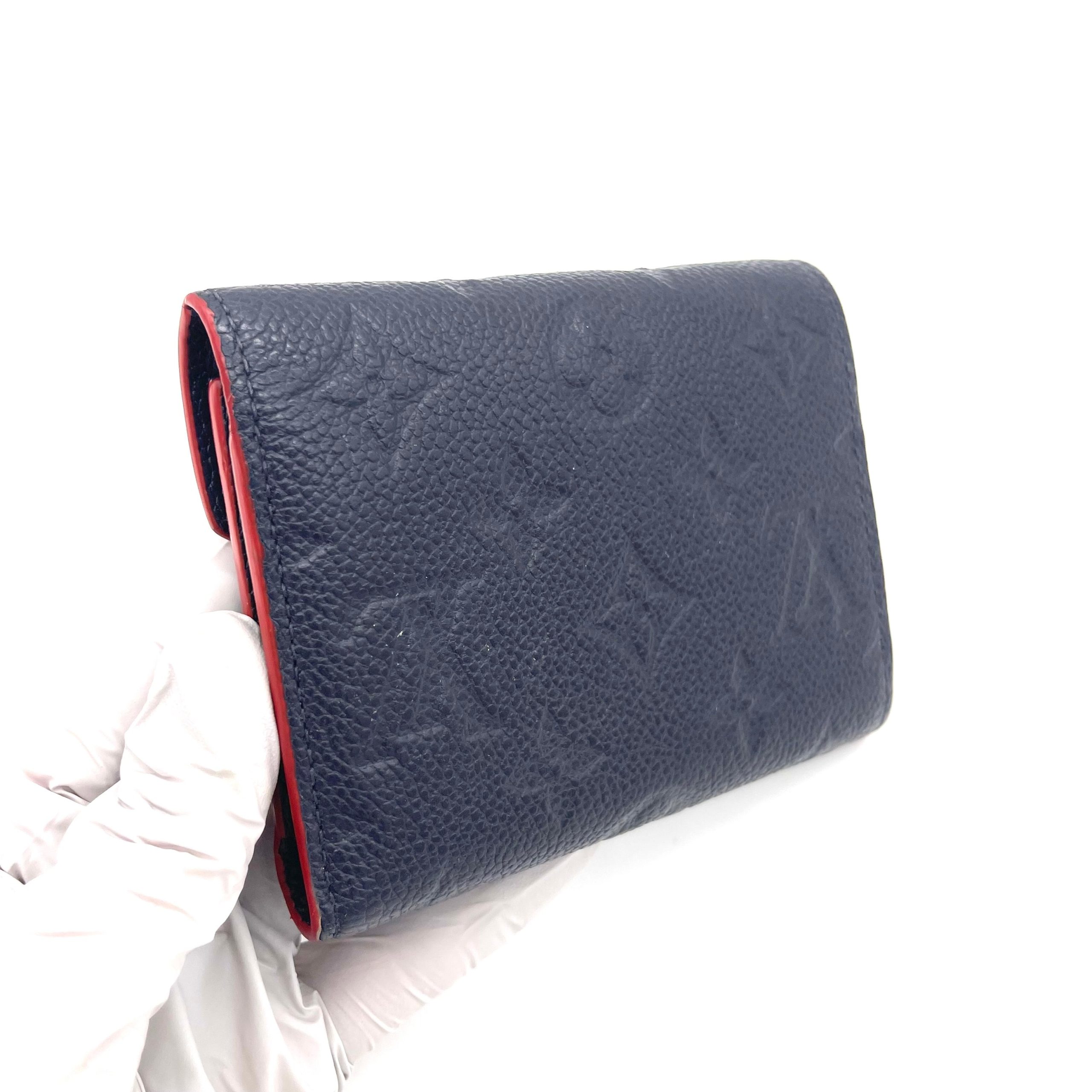 Louis Vuitton Empreinte Zoé Wallet – Marine Rouge