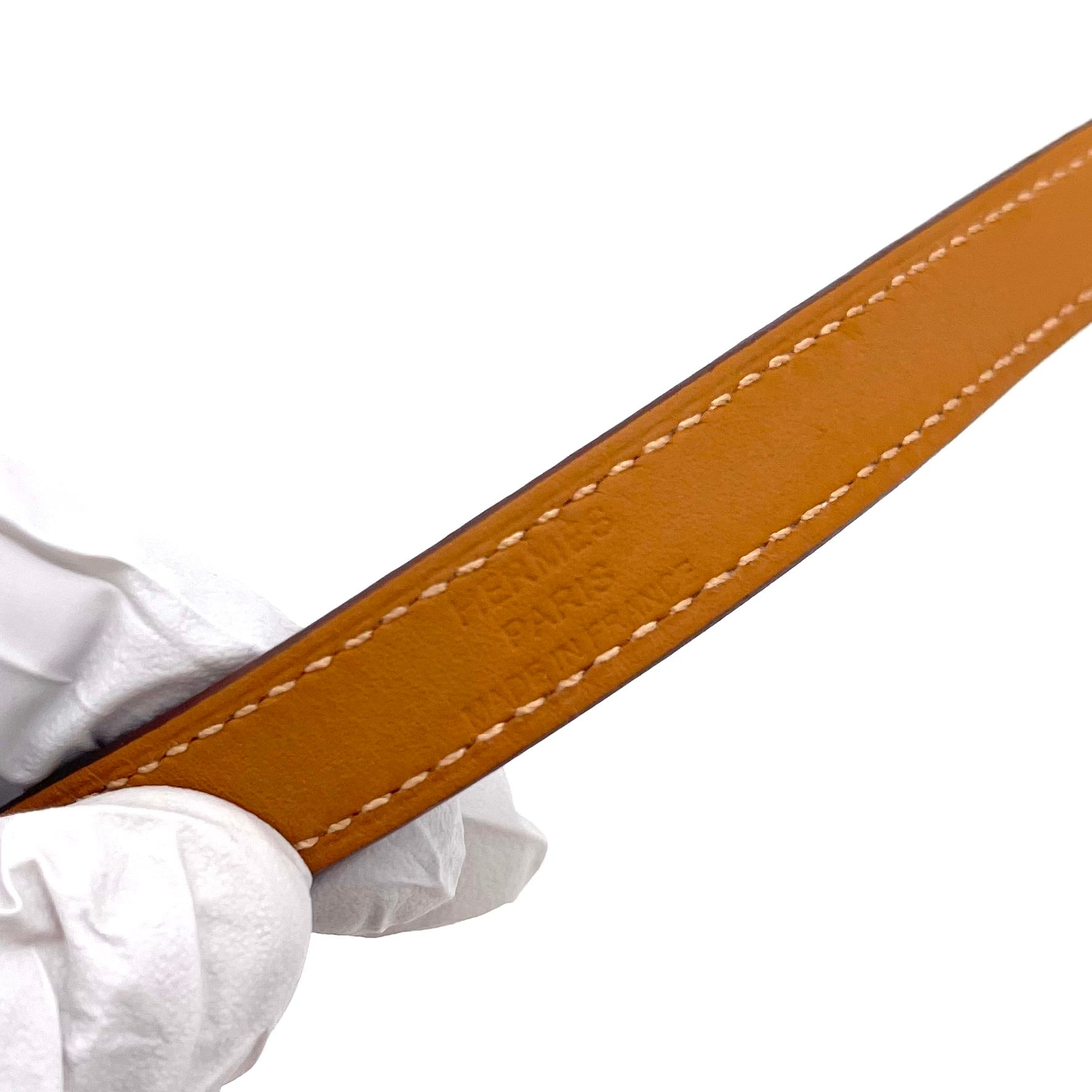 Hermès Mini Kelly Double Tour Bracelet Size 230mm