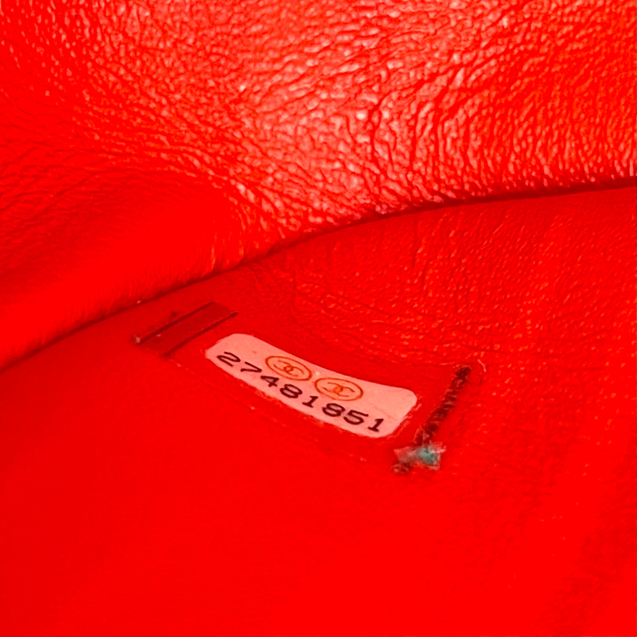 CHANEL Caviar Quilted Jumbo Double Flap Red 2019