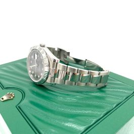 Rolex Datejust ll 116334 41 mm Steel Rhodium Diamond Fluted Bezel