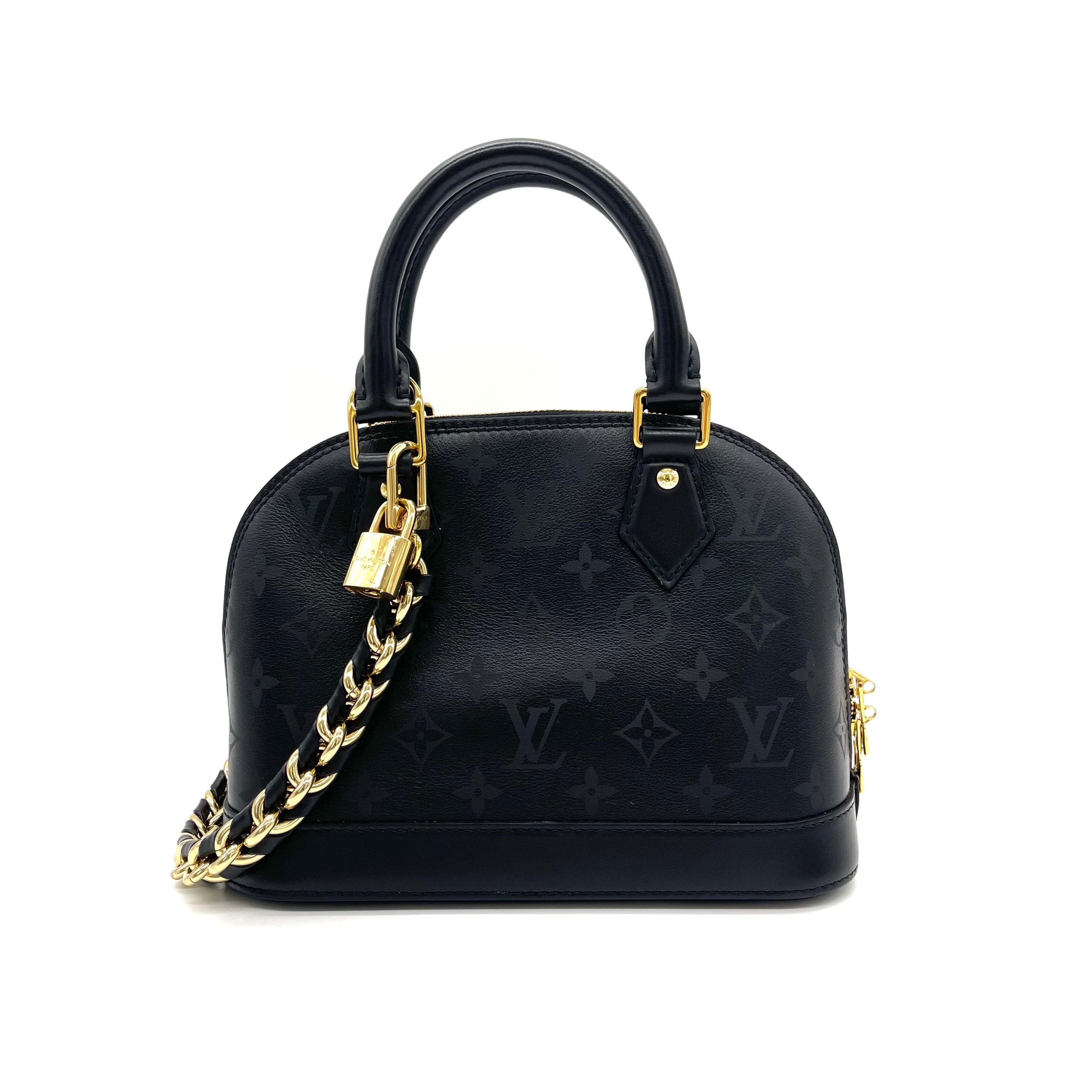 Louis Vuitton Monogram Vernis Alma BB Chain Bag – Ink (Limited Edition)
