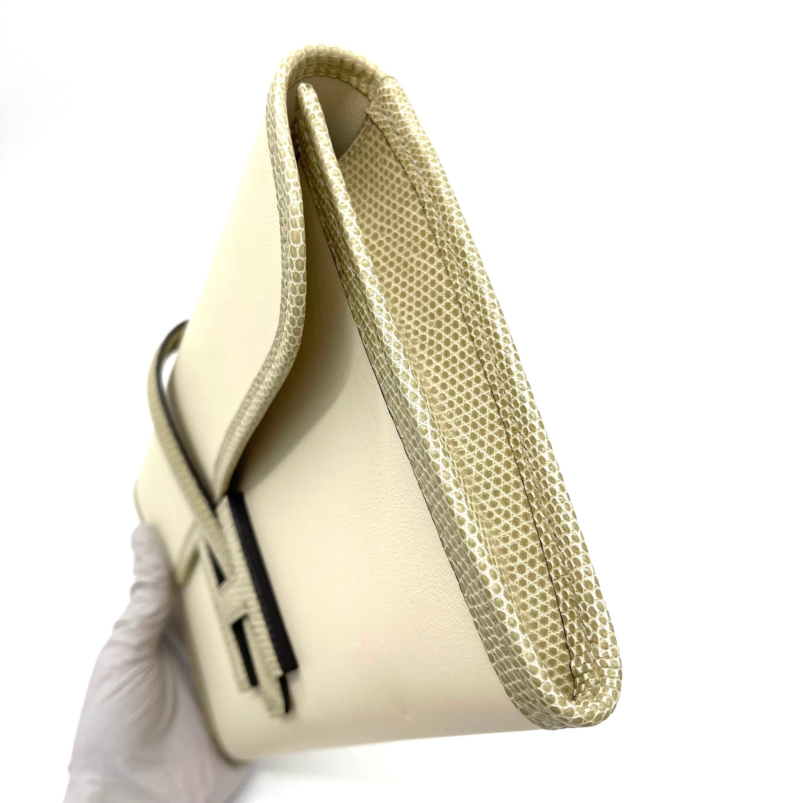 HERMES Veau Swift Jige Elan 29 Clutch[Never used]