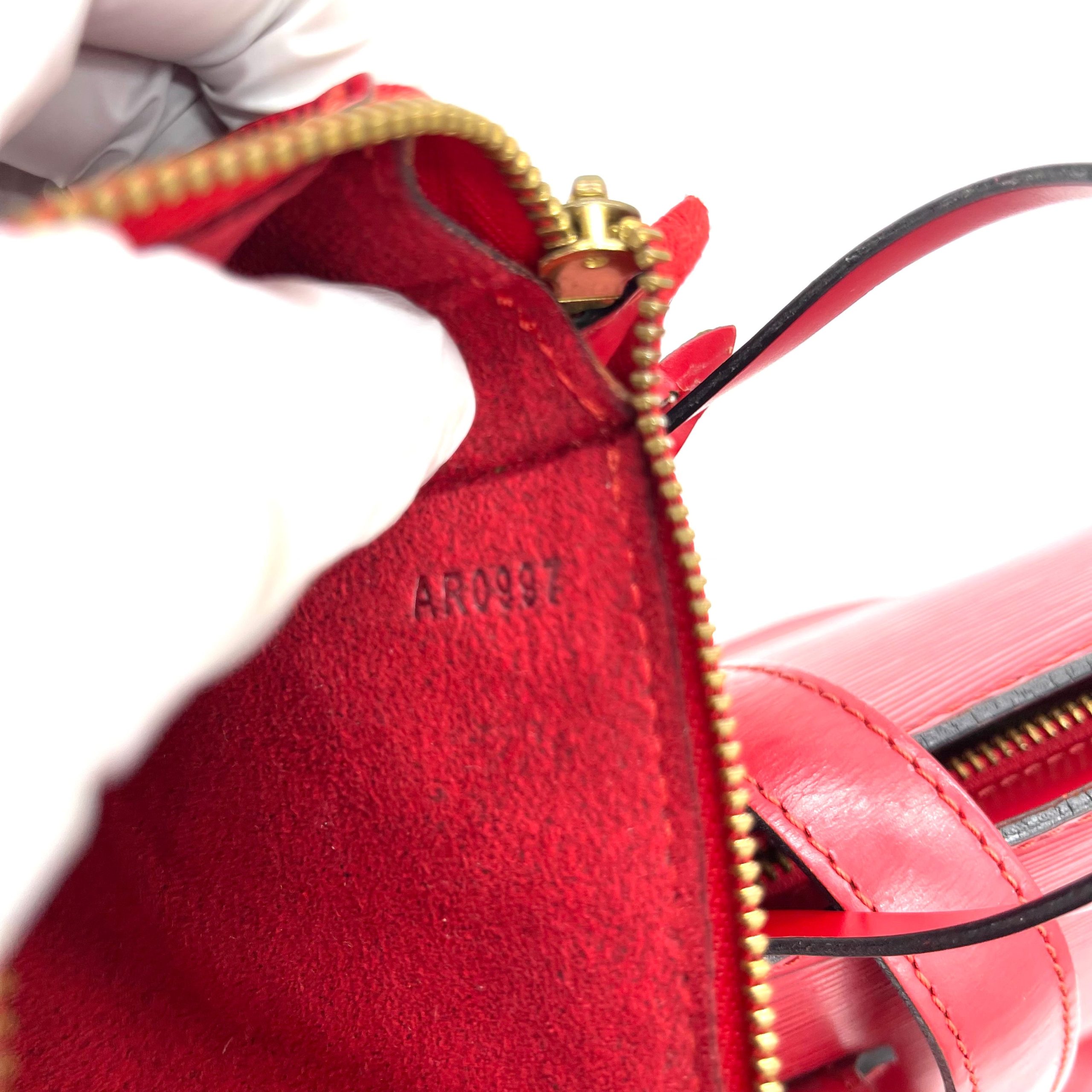 LOUIS VUITTON Epi Saint Jacques GM Castillan Red AR0997