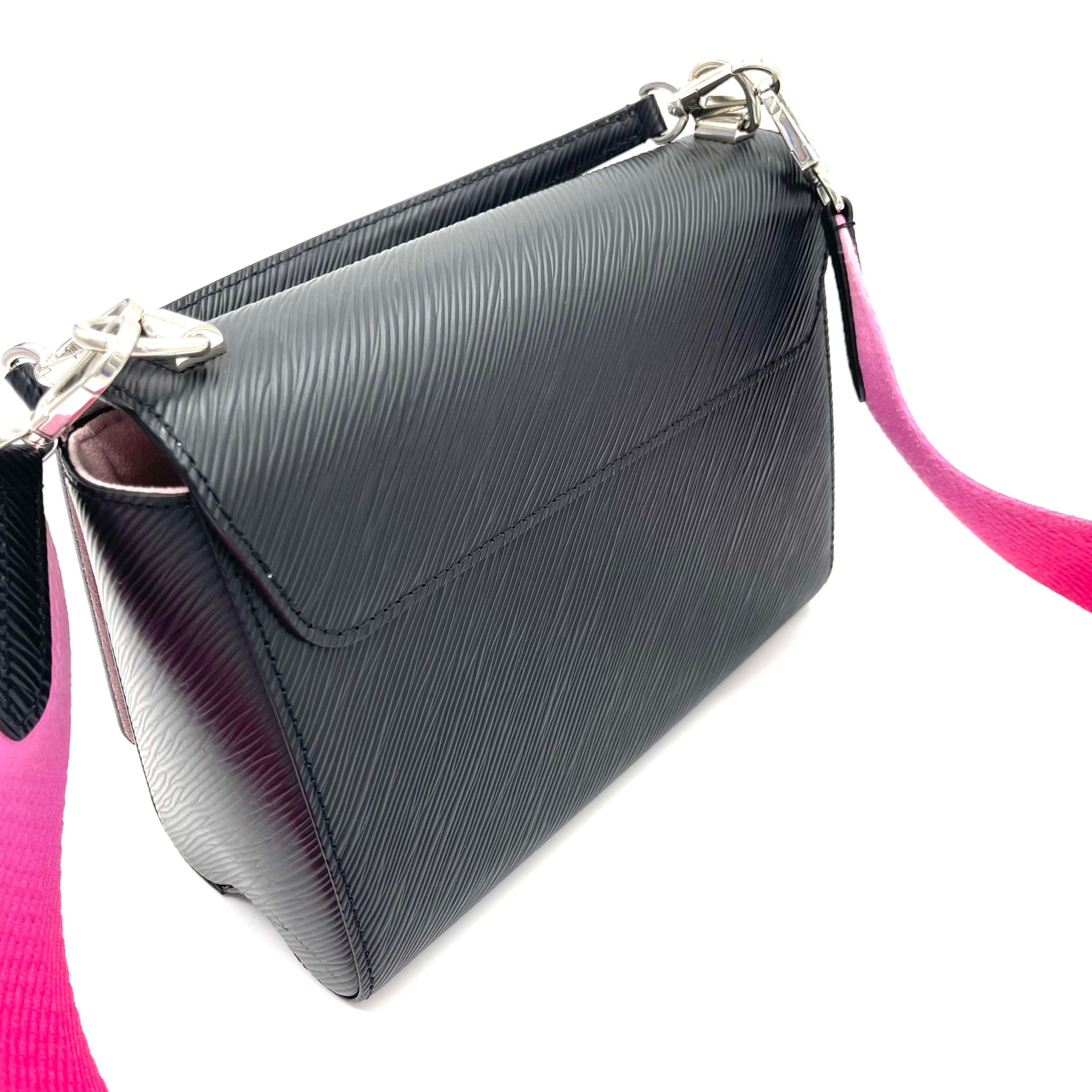 Louis Vuitton Epi Twist PM Shoulder Bag – Black Rose