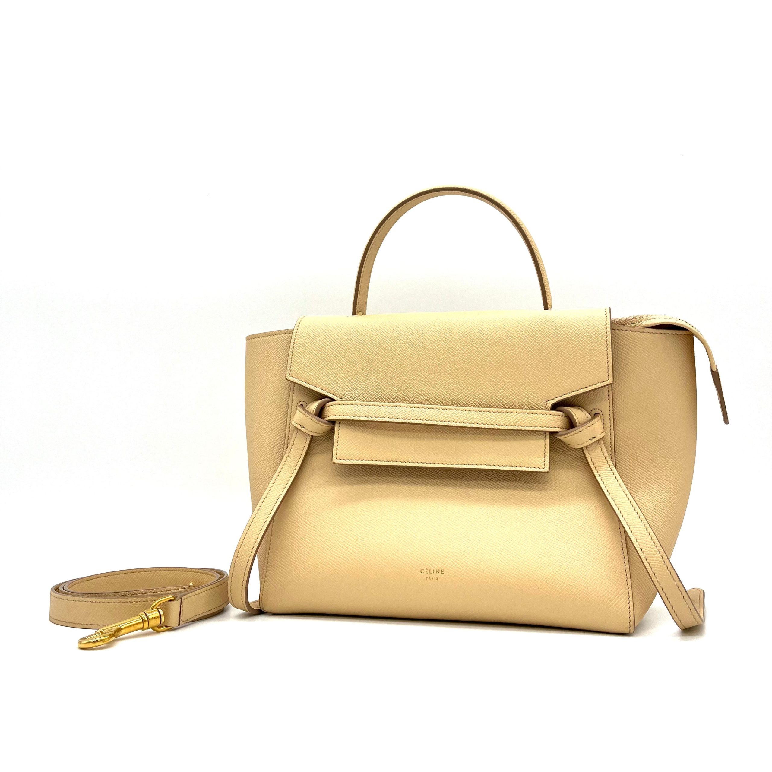 CELINE Grained Calfskin Nano Belt Bag