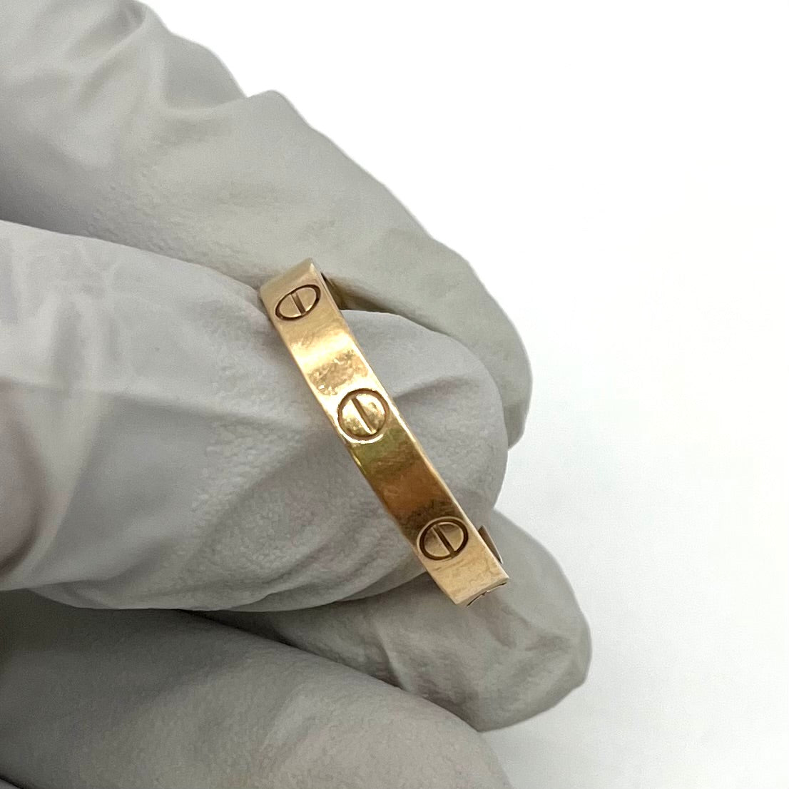 Cartier LOVE wedding band size of 63 Rose Gold