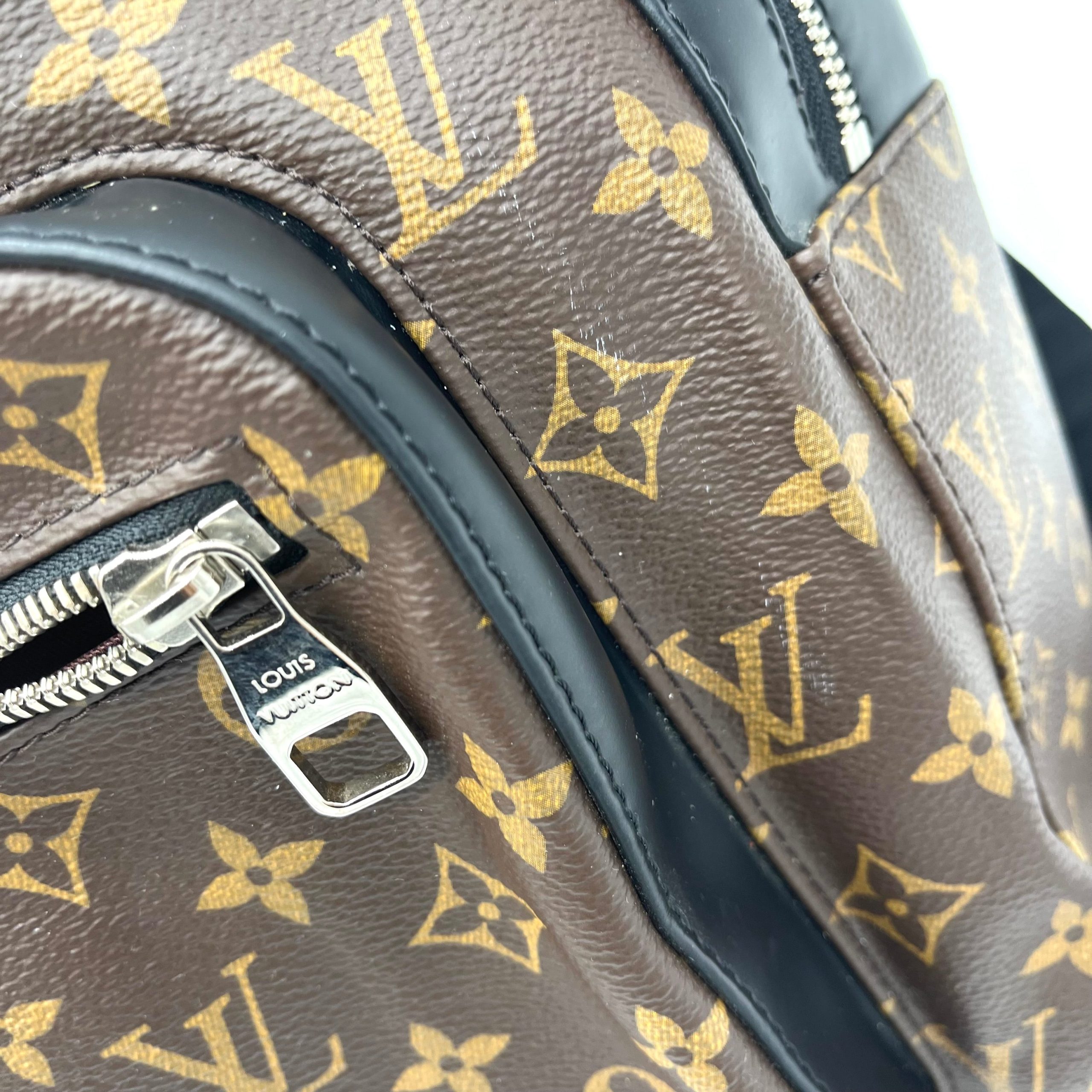 LOUIS VUITTON Monogram Macassar Josh Backpack