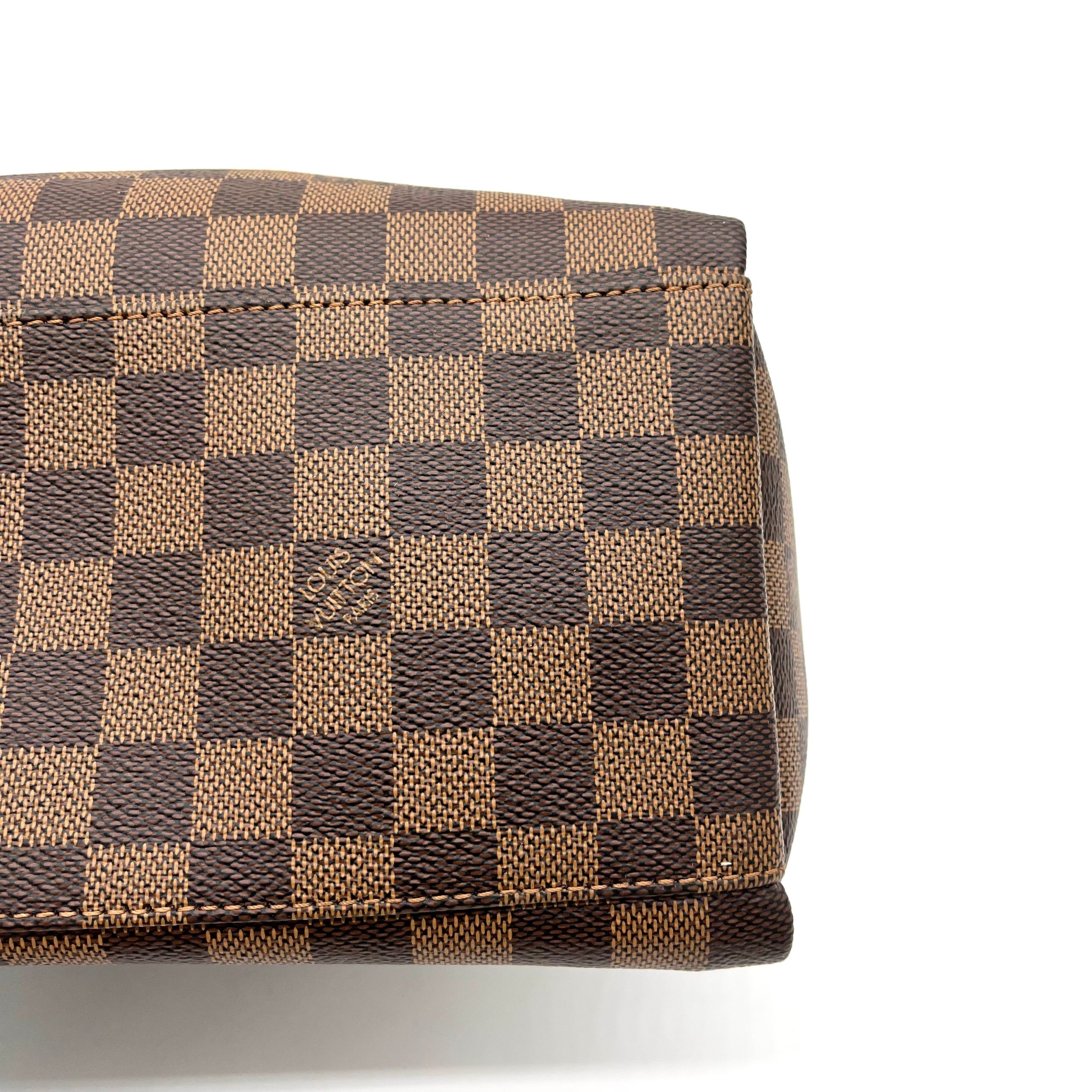 Louis Vuitton  LOUIS VUITTON Damier Ebene Odeon Tote MM Black