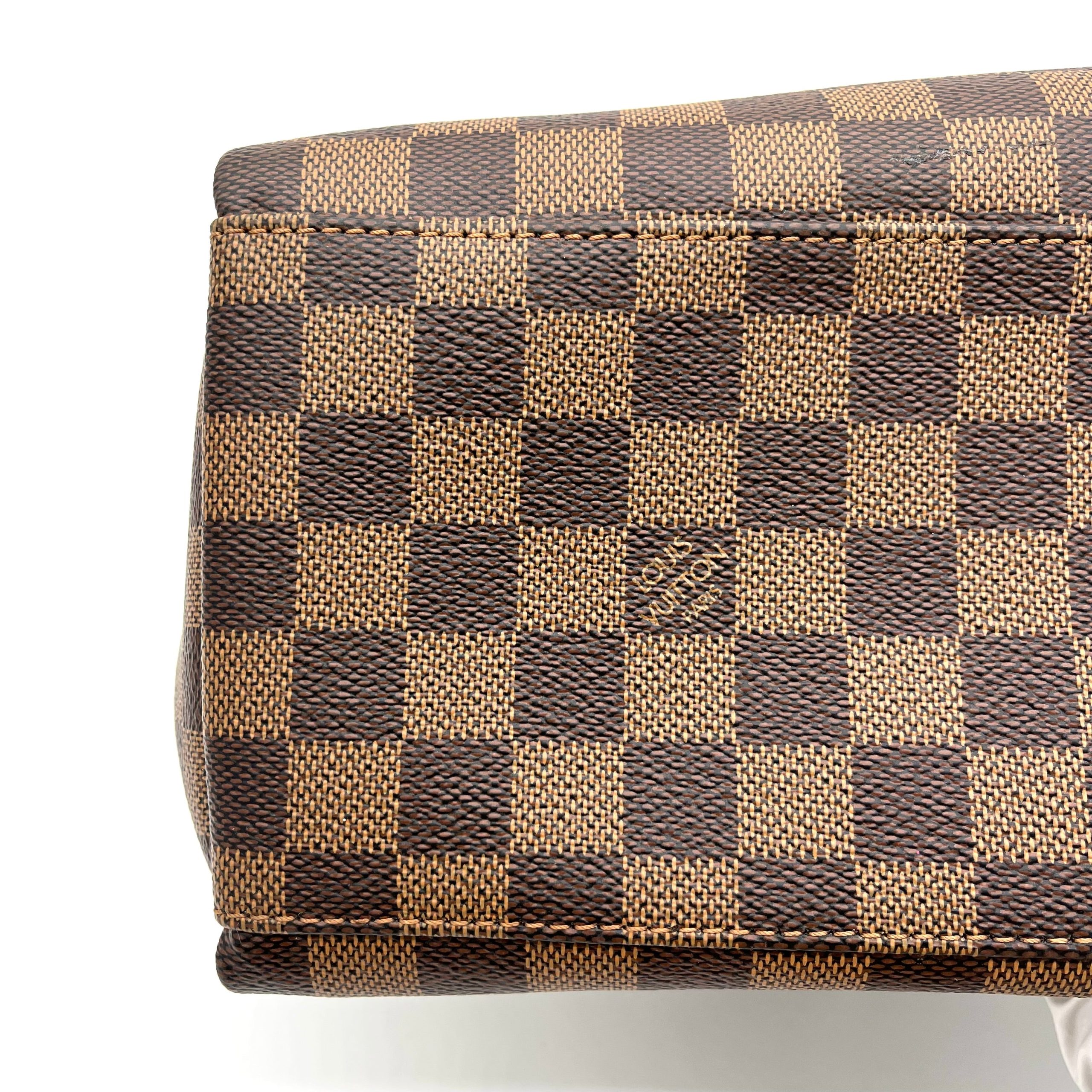 Louis Vuitton  LOUIS VUITTON Damier Ebene Odeon Tote MM Black