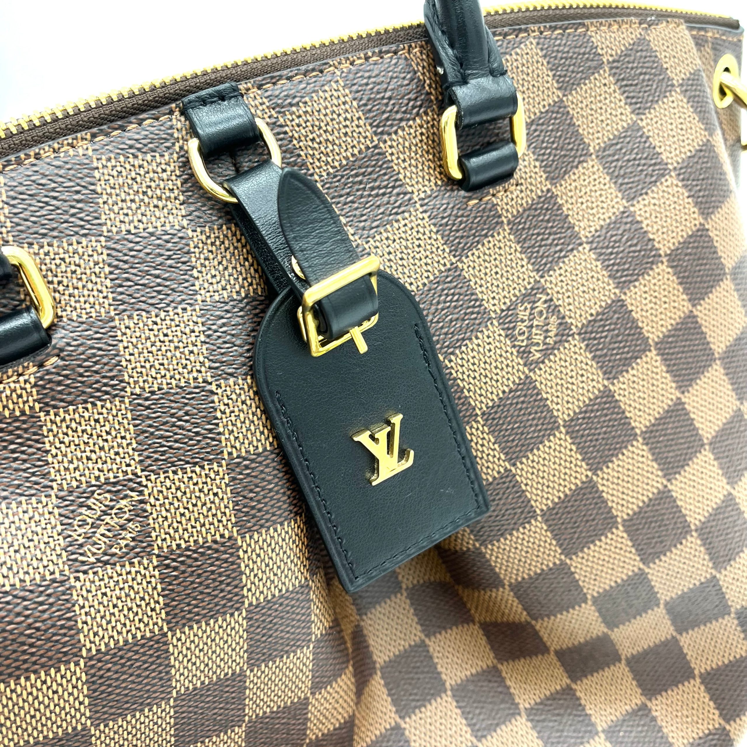 Louis Vuitton  LOUIS VUITTON Damier Ebene Odeon Tote MM Black