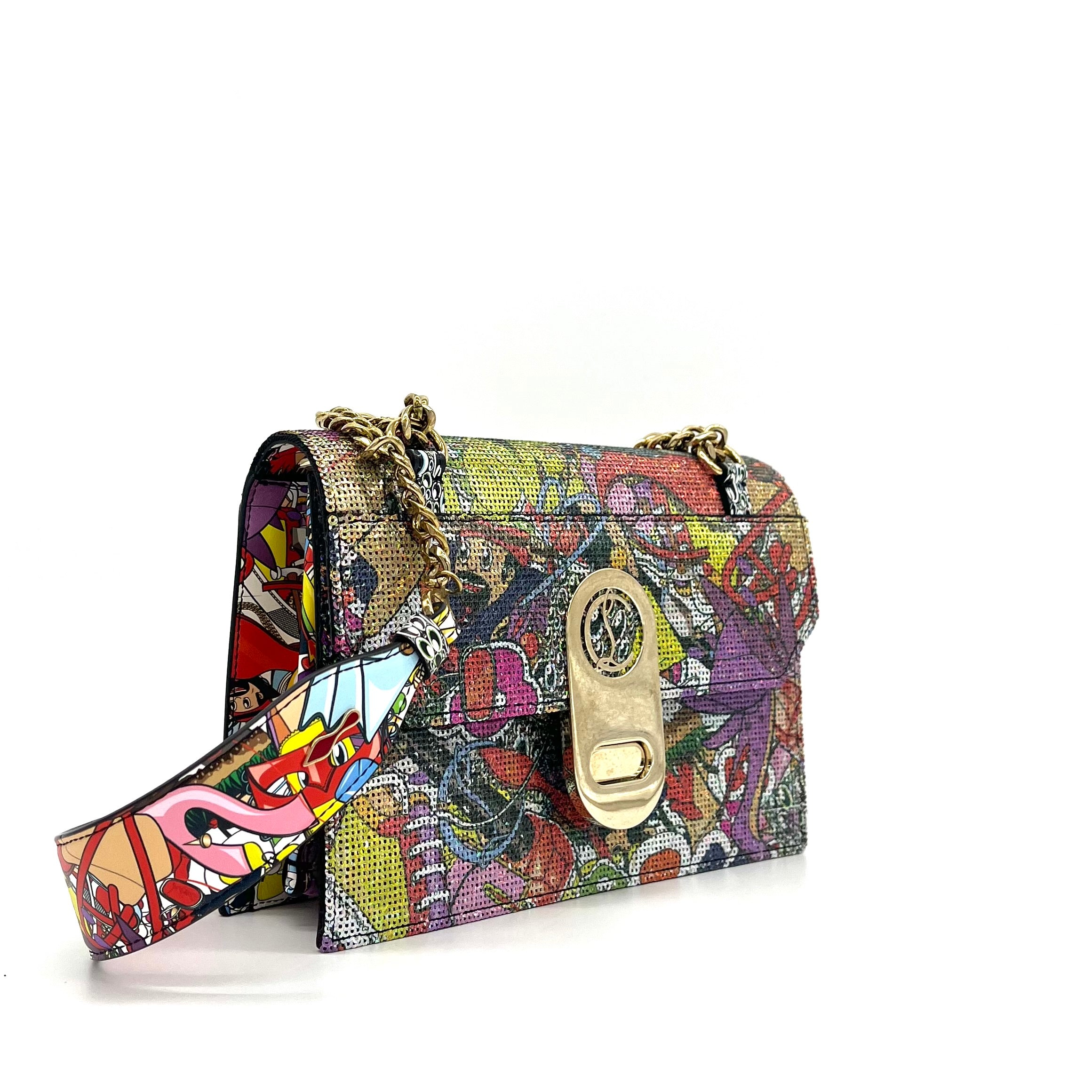CHRISTIAN  LOUBOUTIN Elisa Shoulder Bag Multicolor