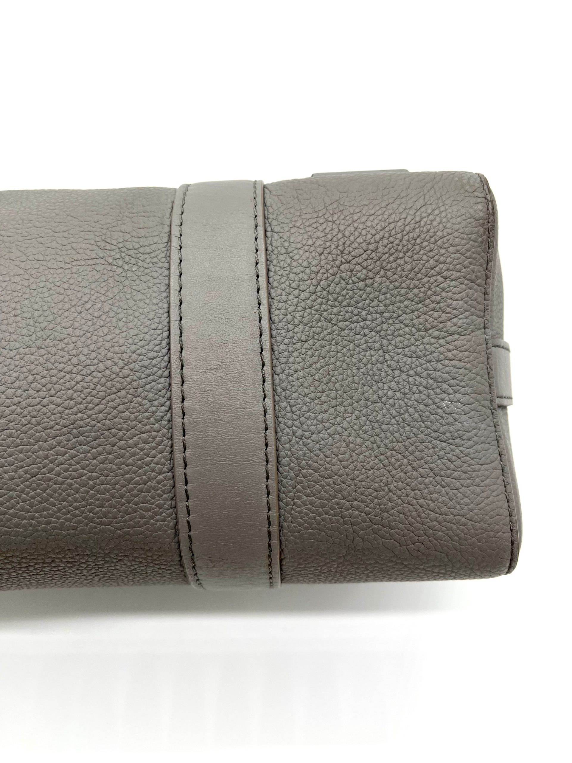 Louis Vuitton Grained Calfskin Aerogram City Keepall Gris