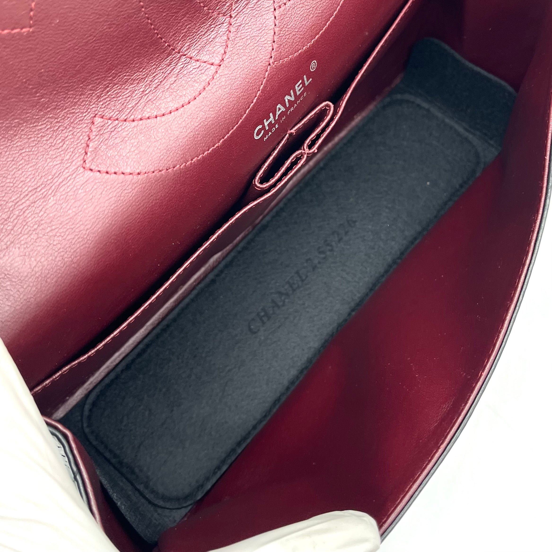 Chanel Aged Calfskin Quilted 2.55 Reissue 226 Flap Black 2008-2009