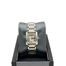 Cartier Tank Francaise Watch in 18K Stainless Steel/Yellow Gold