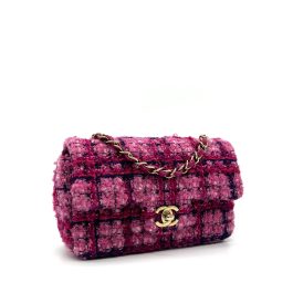 CHANEL 23/24 Metiers d’Art Pink Wool mini bag