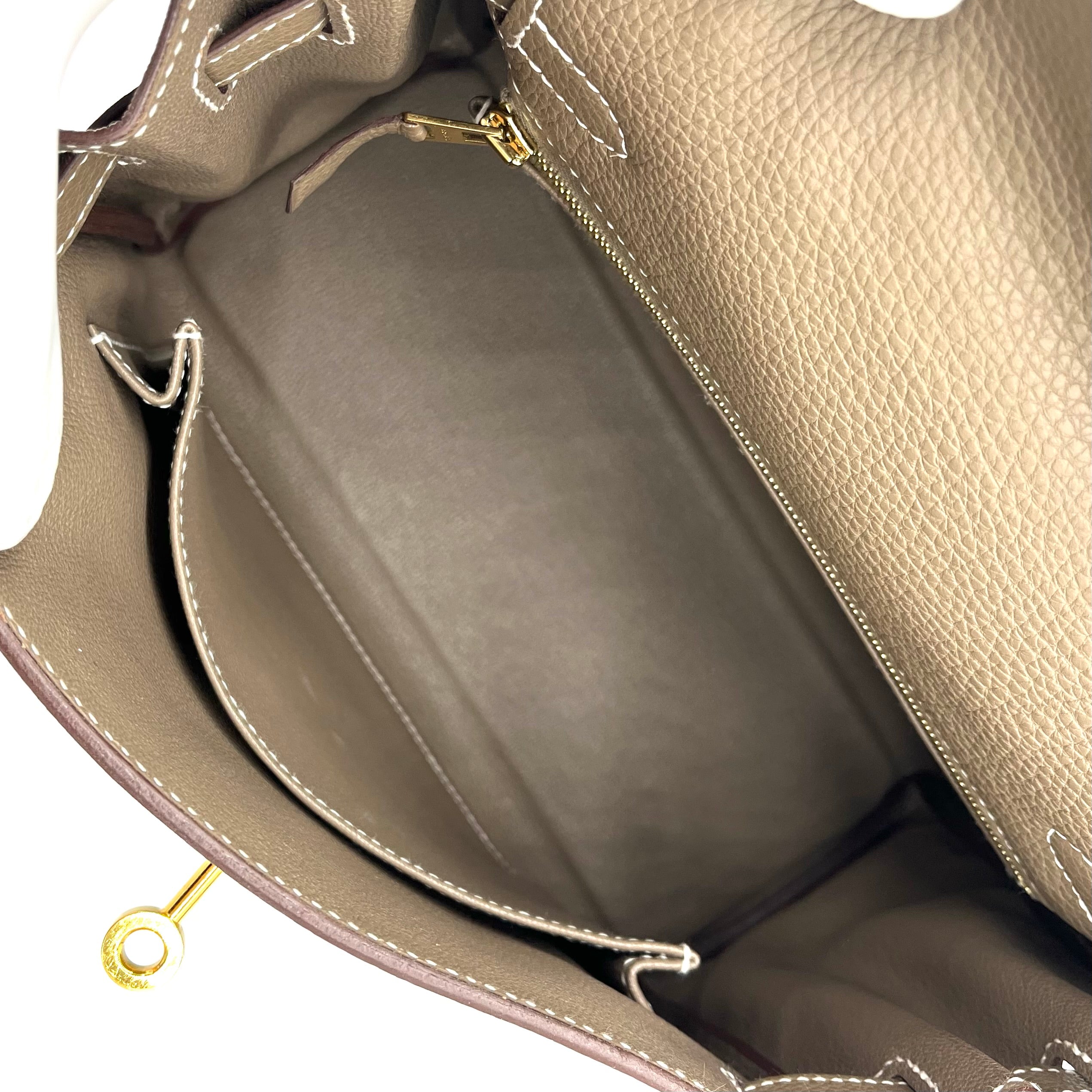 Hermes Epsom Kelly Sellier 25 Etoupe