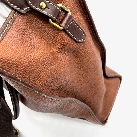 A.testoni Italy Leather shoulder Bag