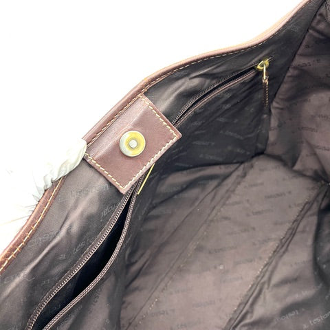 A.testoni Italy Leather shoulder Bag