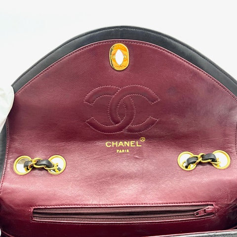 Chanel Black Quilted Lambskin Paris Limited Flap Medium 2015-2016