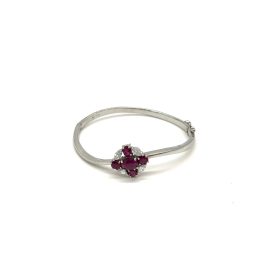 Pink Sapphire Diamond Bracelet