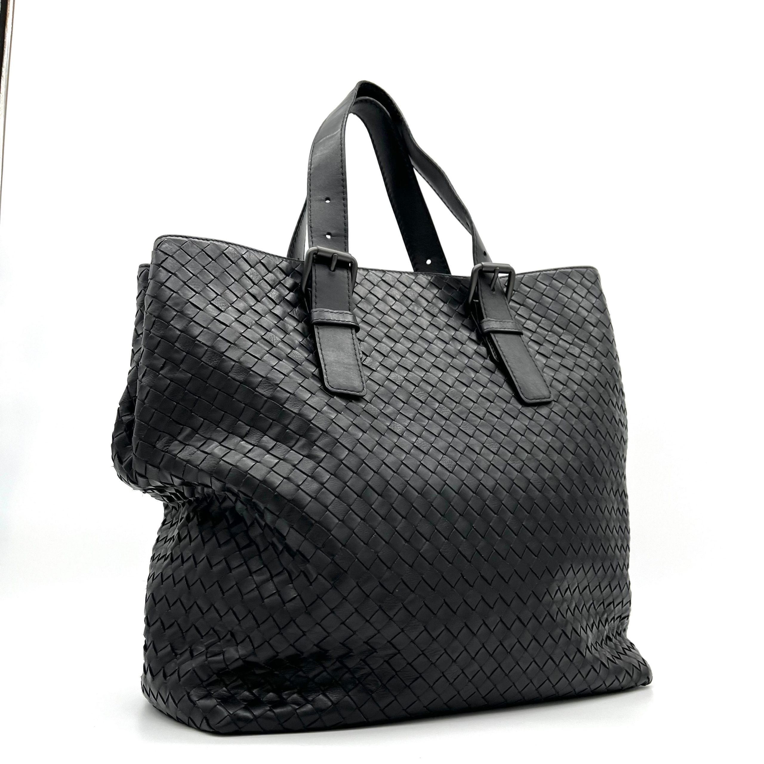 Bottega Veneta Nappa Intrecciato Belted Tote
