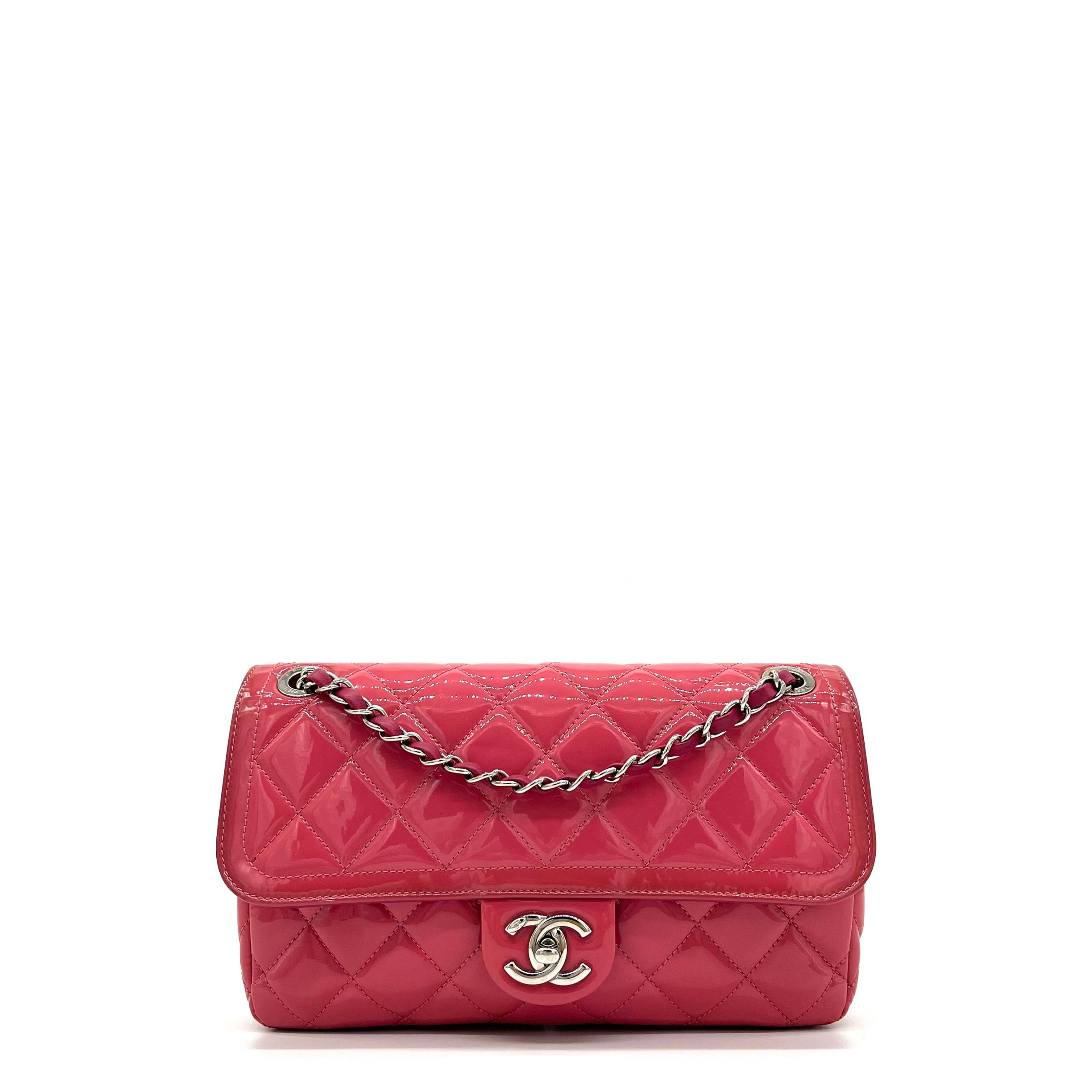 CHANEL Patent Coco Shine Flap Bag 2014-2015