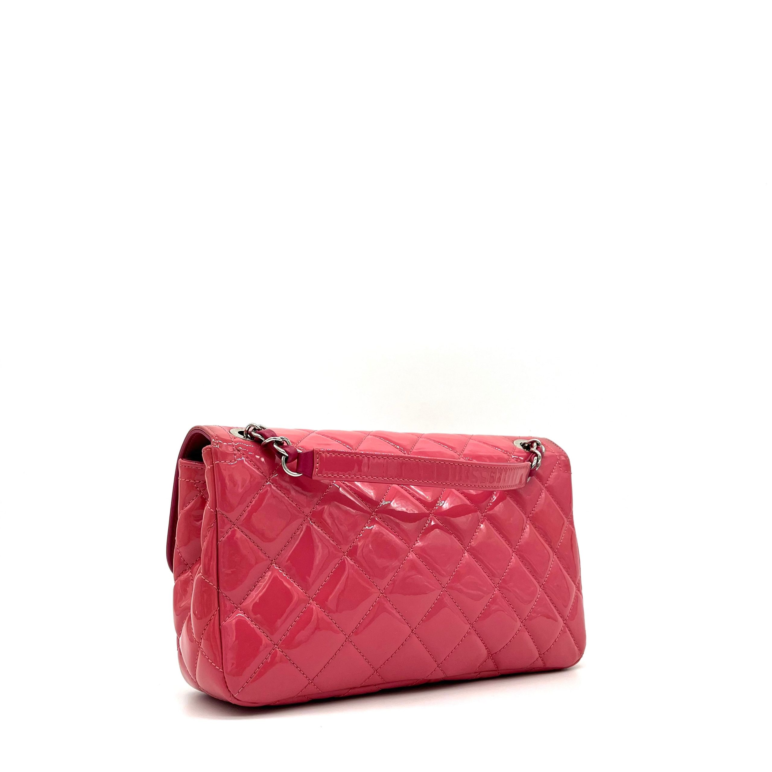 CHANEL Patent Coco Shine Flap Bag 2014-2015